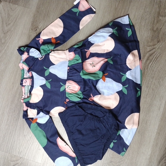 🎉 HOST PICK Carter's Baby Pear Jersey Dress - Picture 3 of 4